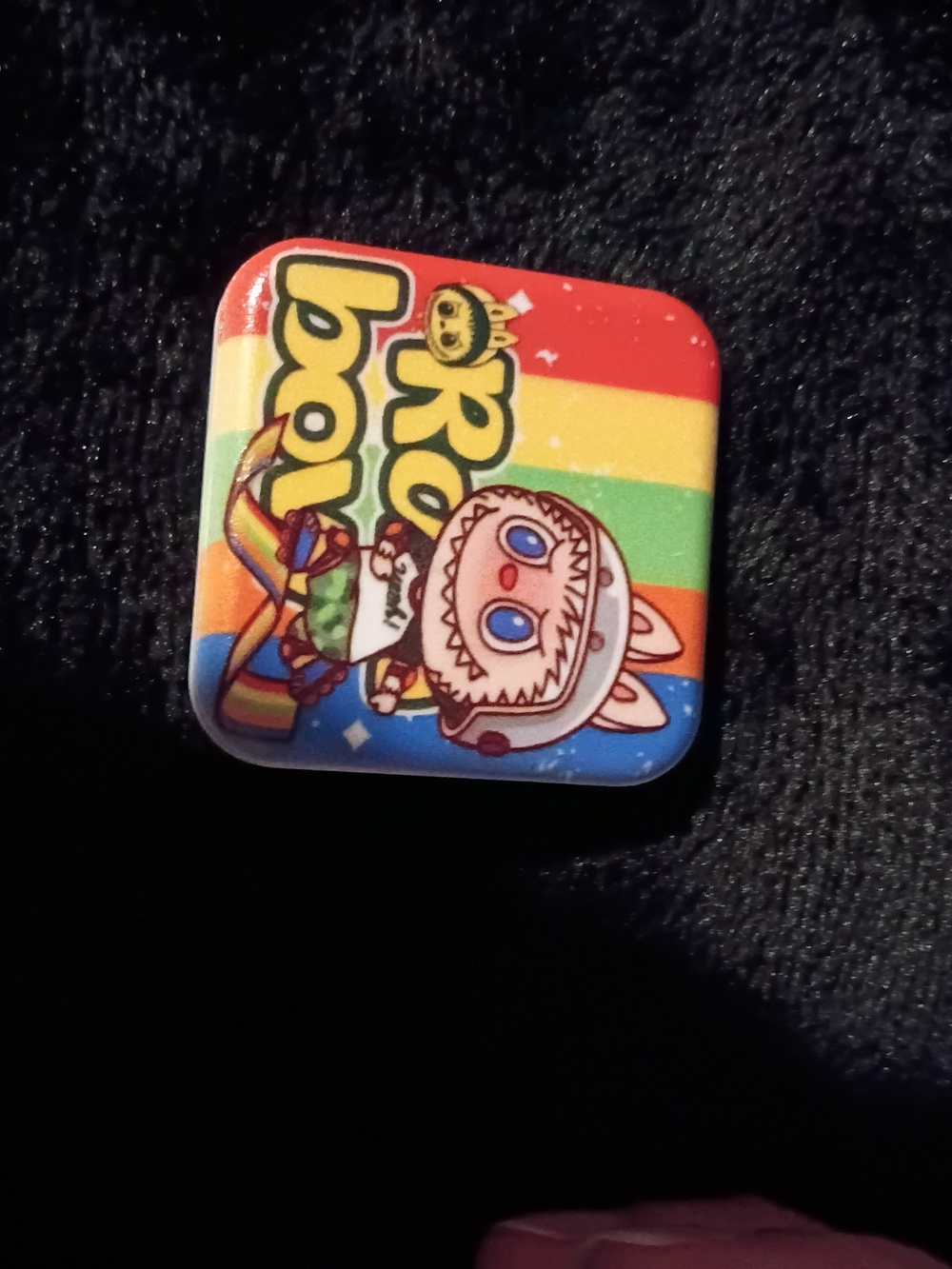 Colorful Rainbow Cartoon Phone Grip Pop Socket - Labubu 'Fufu' Style New